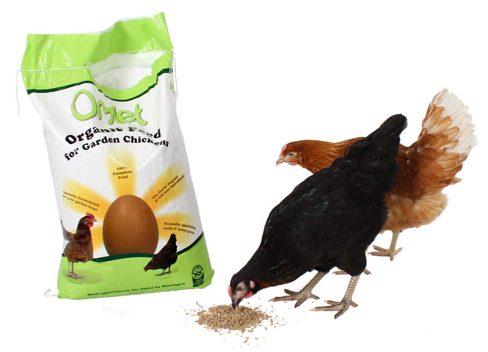 Organic Omlet Chicken Feed 10kg Chicken Feed & Treats for Chickens