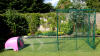 The Eglu Classic with run attached to a walk in chicken run using a connection kit