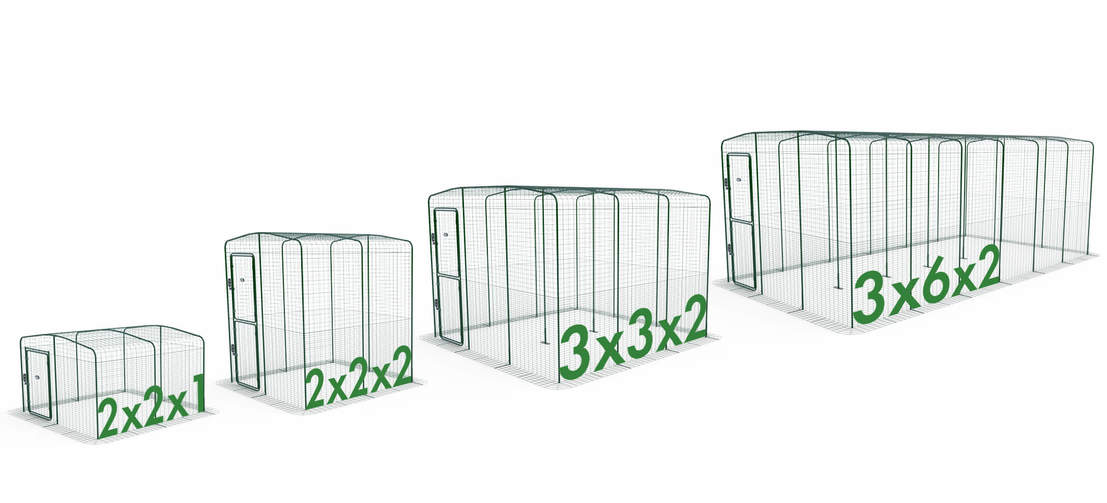 Omlet walk in chicken runs extendable sizes
