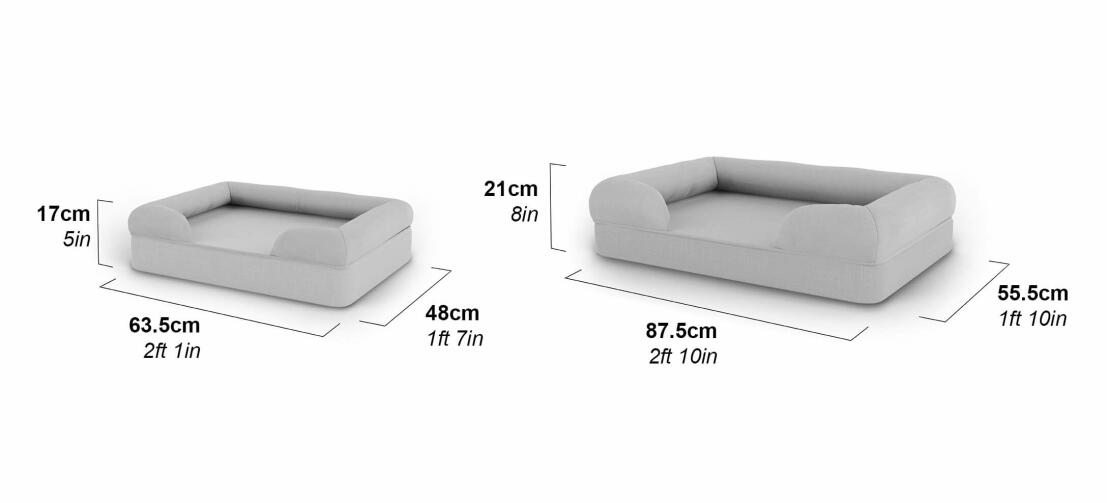 Bolster memory foam cat bed dimensions Bolster memory foam cat bed dimensions