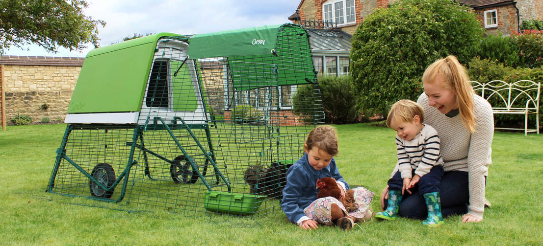 The perfect starter chicken coop for a small flock of hens, with easy clean surfaces and a secure, extendable run.