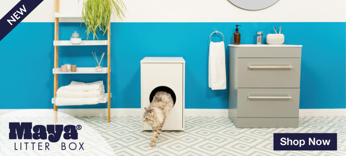 Maya cat litter box furniture