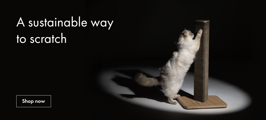 Omlet Stak cardboard cat scratching post