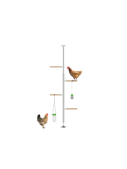 The hentertainment kit for Poletree customisable perch tree