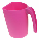 Pink feed scoop jug