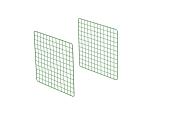 Zippi rabbit run extension panels - single height - pack of 2