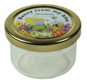 Omlet honey jars and labels