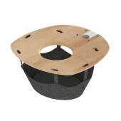 Freestyle cat tree bamboo hammock platform