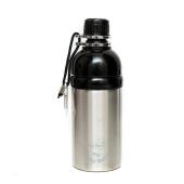 Long paws pet water bottle silver 500ml large