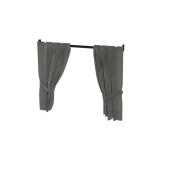 Maya Nook 24 curtains & curtain pole