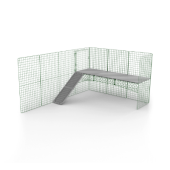 Zippi mesh rabbit configuration