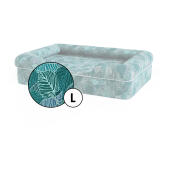 Bolster dog bed cover only large - nature trail