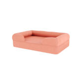 Bolster bed peach pink