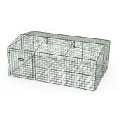Zippi rabbit run with roof and underfloor mesh - single height low
