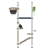 Freestyle indoor floor to ceiling cat tree the explorer