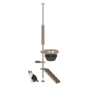 Freestyle indoor floor to ceiling cat tree the scratcher