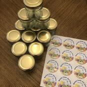 12 honey jars