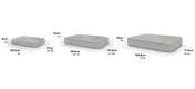 The Topology dog beds come in 3 different sizes, so you can find one that suits your dog’s breed.