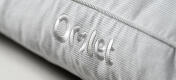 Close up of the corduroy pebble cushion dog bed