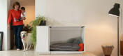 Fido Nook Luxury dog crate complements modern and traditional interiors