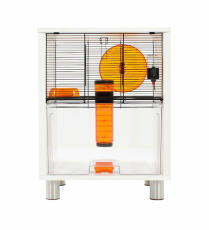 White Qute hamster and gerbil cage