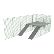 Zippi mesh rabbit configuration