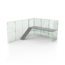 Zippi mesh rabbit configuration