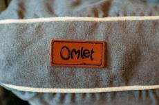 Omlet tag sewed in the Fido Studio dog bed