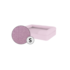 Omlet memory foam bolster dog bed small in lavender lilac