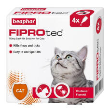 Fiprotec flea & tick treatment for cats - 4 treatments