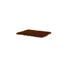 Small brown microfibre Topology topper for memory foam dog bed