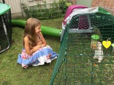 Caddi treat holder keeps our bunnies entertained for hours! 