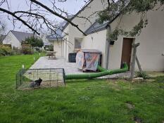 Tunnels between the garage and outside areas