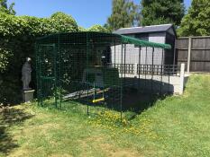 Just waiting for my girls now! 3x4 run,cover,Cube,swing and perch! hope they love it as much as me! 