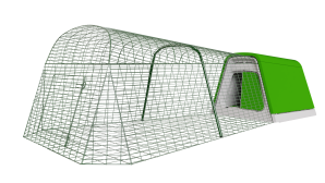 Eglu Go Rabbit Hutch with 2m Run Package - Leaf Green