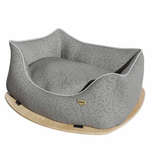 Freestyle - Bamboo Platform with Nest Cat Bed - Catnip Grey (includes bracket)