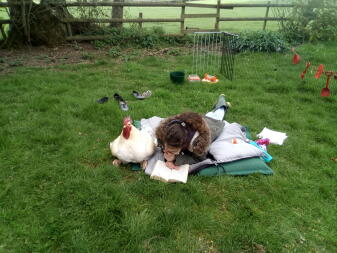 Book buddies, Bubble and Jasmine