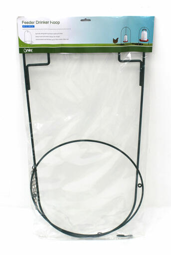 Packaged feeder drinker hoop