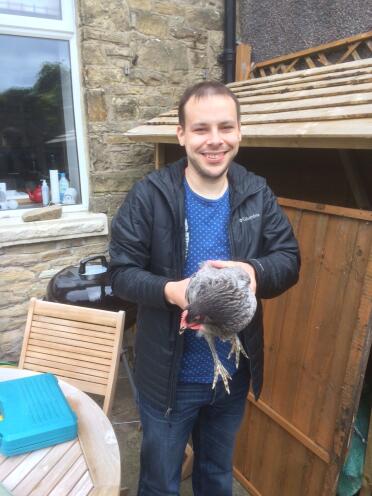 Unnamed bluebell - my favourite of our new chickens!