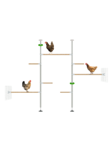 The ultimegg kit for Poletree customisable perch tree