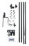 Omlet chicken fence pole kit