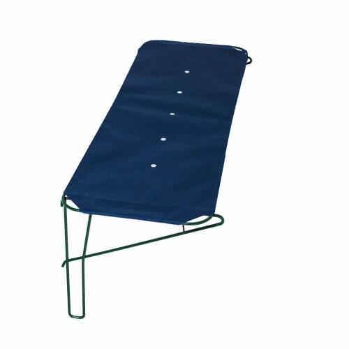 Blue fabric outdoor cat shelf for catios