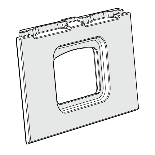 Eglu Cube mk2 side panel left - green (064.1001)