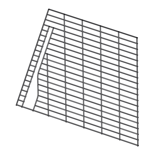 Eglu Go up rear run panel (017.1089)