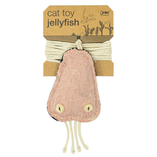 Jellyfish polyester cat toy
