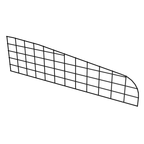 Outdoor pet run panel gable side 041.1005