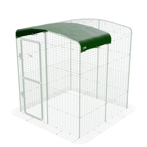 Heavy duty cover with gutter edge for walk in run – 2m