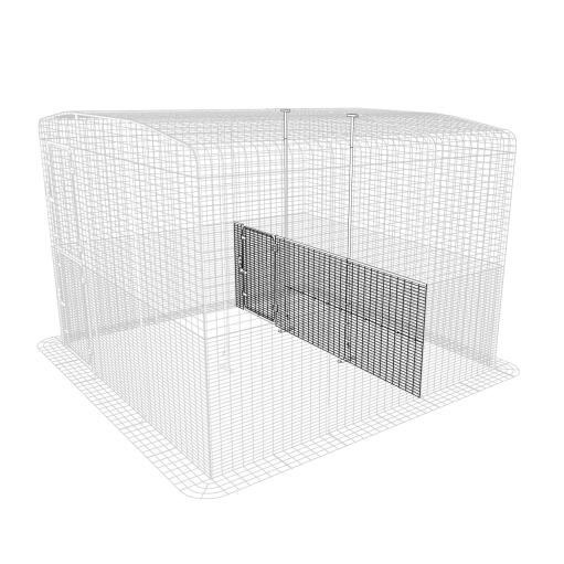 Outdoor Rabbit Run Partition Low 3 Panels