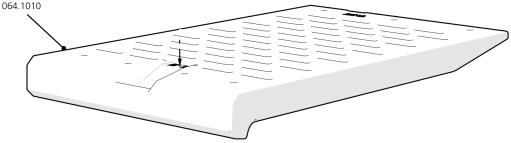 Mk2 droppings tray 064.1010