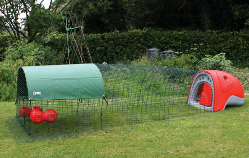 Eglu Classic chicken coop with 1m extension